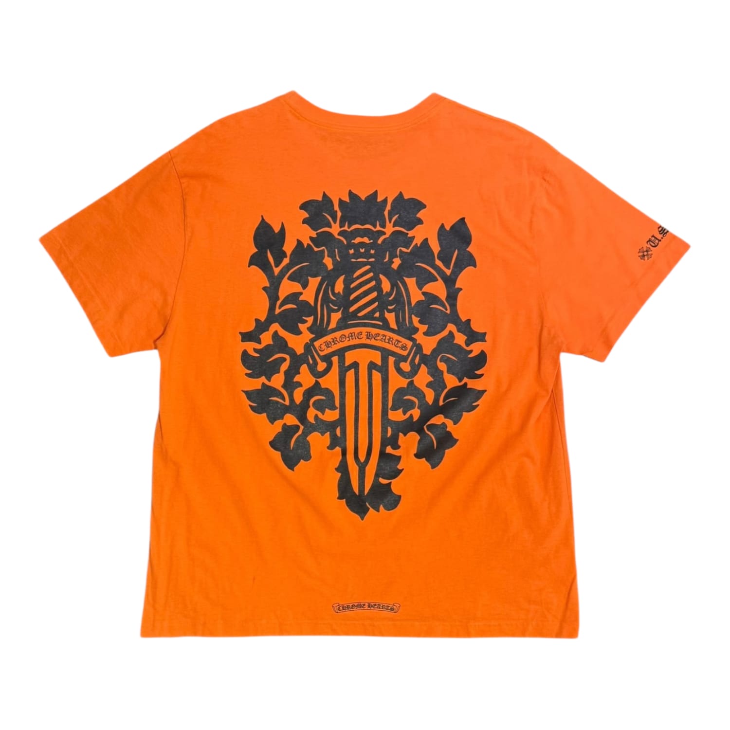 Chrome Hearts Vine Dagger T-shirt Orange/Black