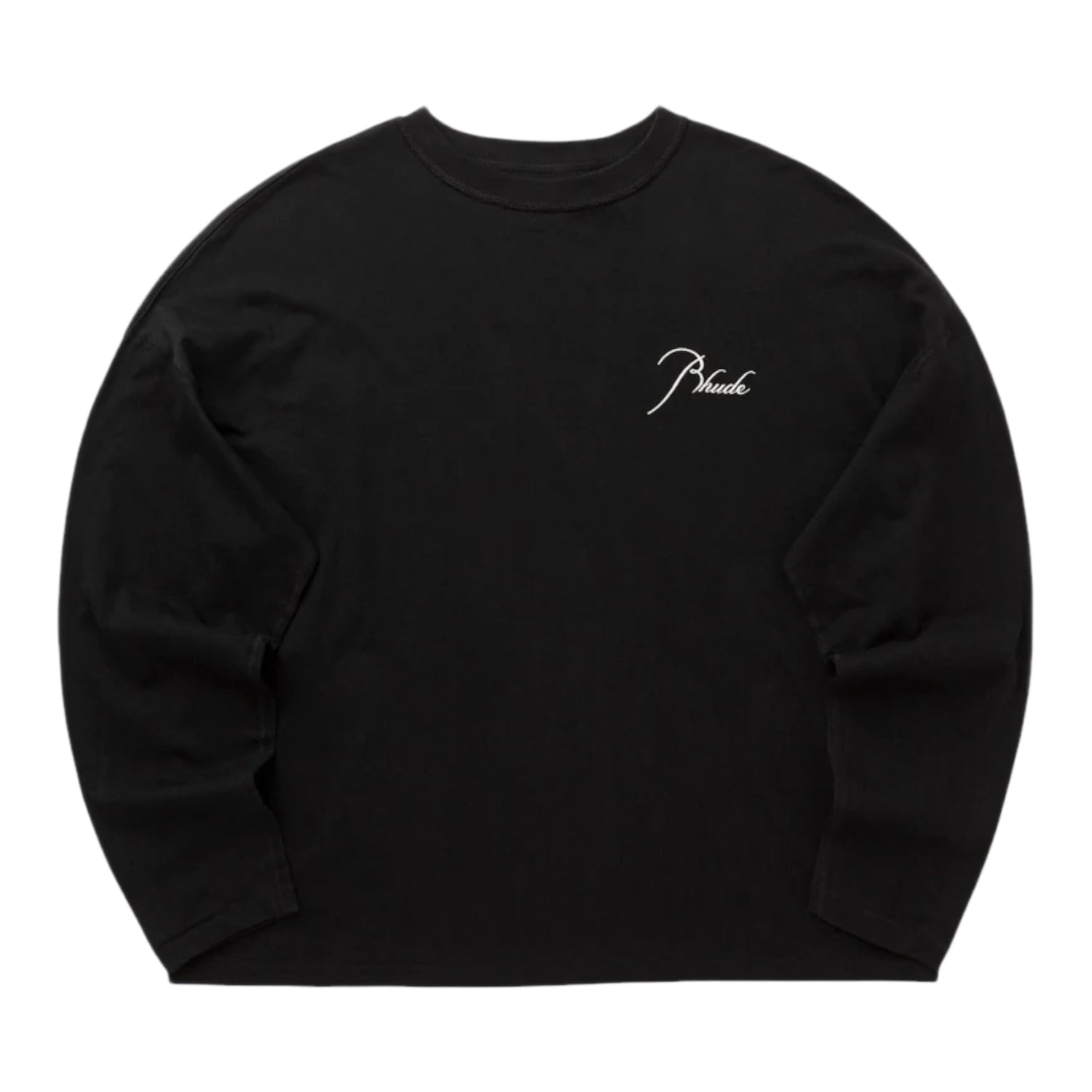 Rhude Classique Reverse L/S Tee Black