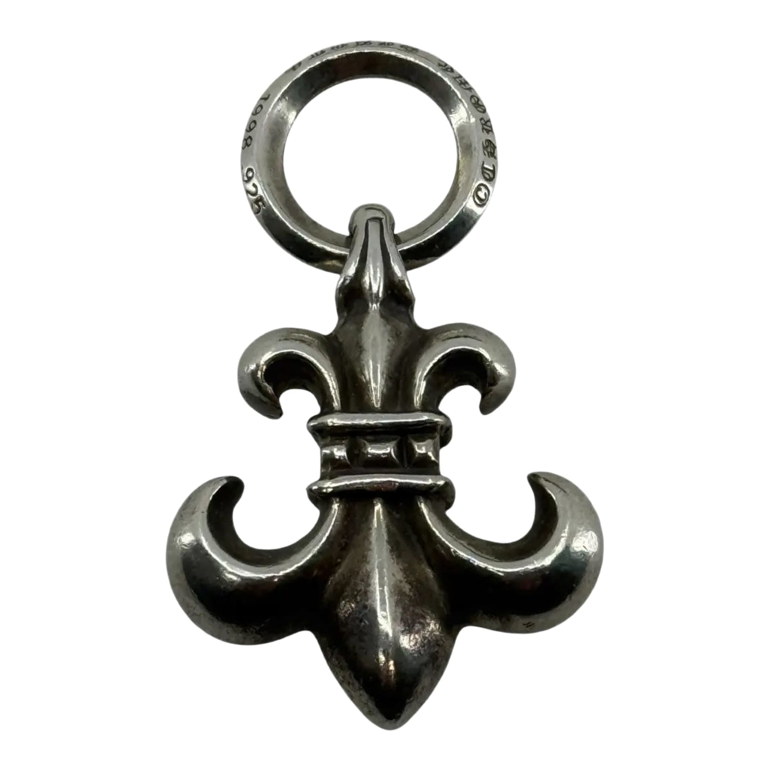 Chrome Hearts Silver Fleur Pendant