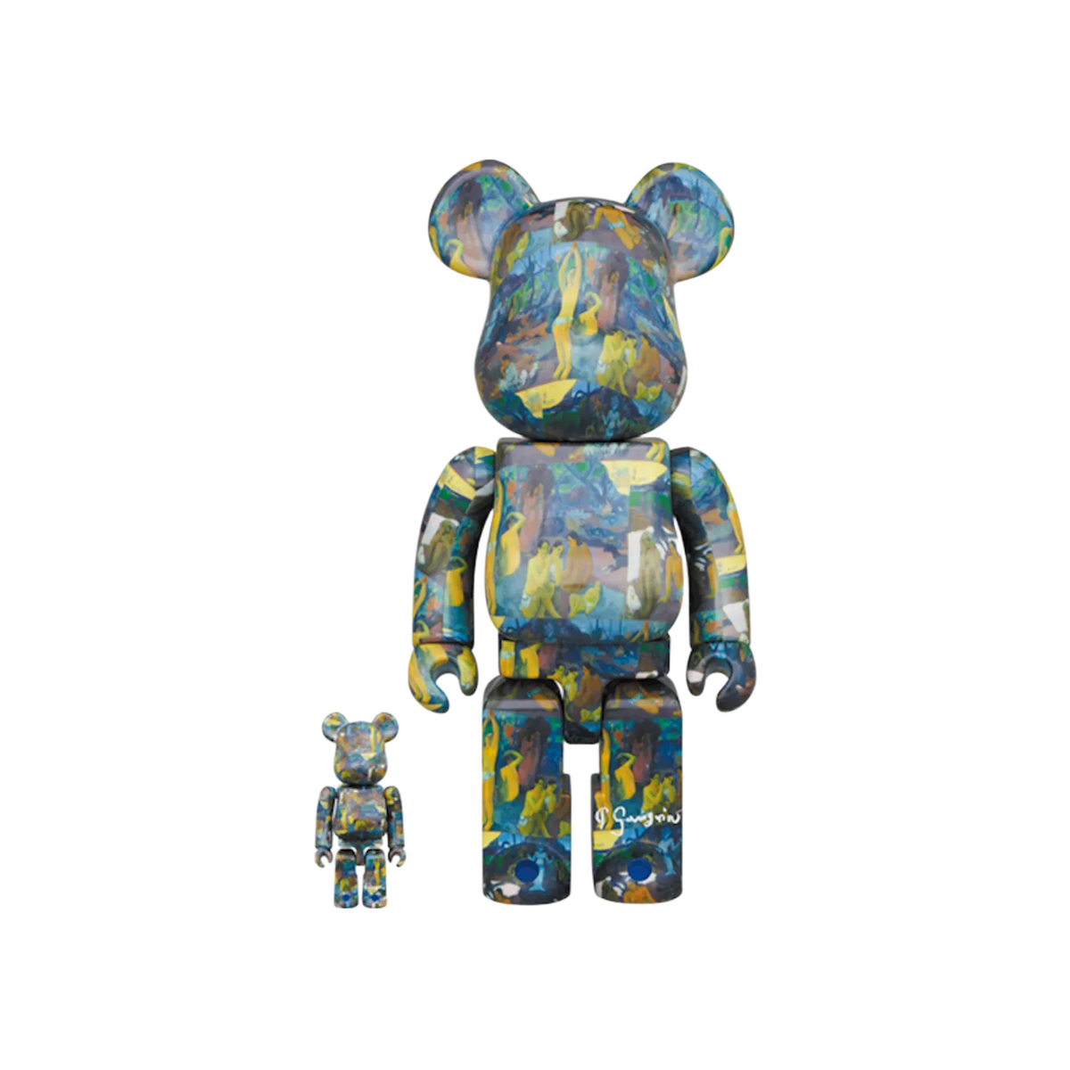 Bearbrick Eugène Henri Paul Gauguin (Where Do We Come From? What Are We? Where Are We Going?) 100% & 400% Set