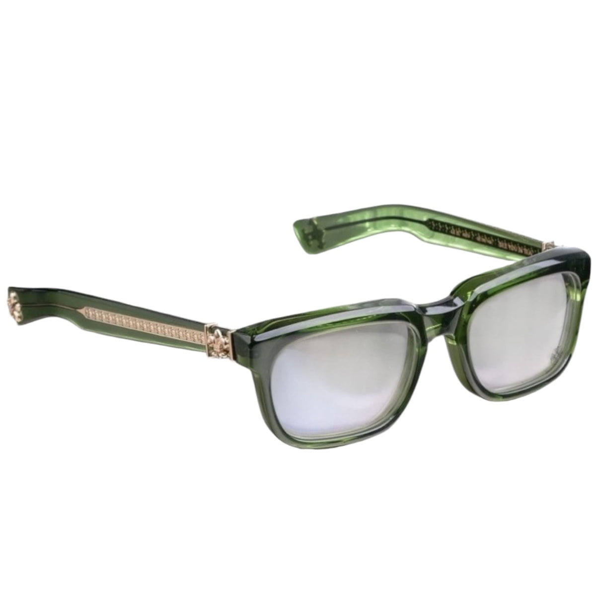 Chrome Hearts See You In Tea Marine Green/18k Gold Plated Glasses