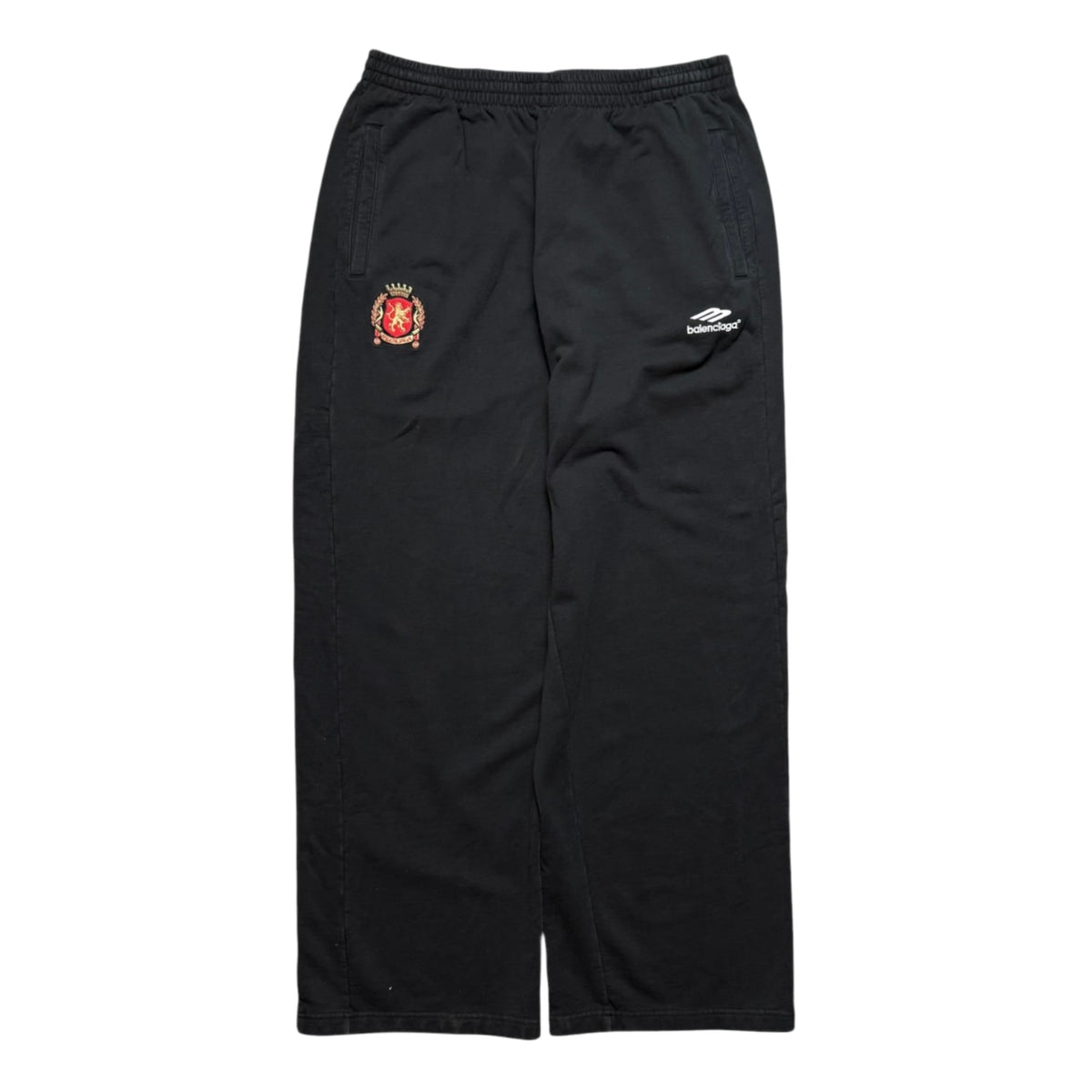 Balenciaga Soccer Baggy Sweatpants Black