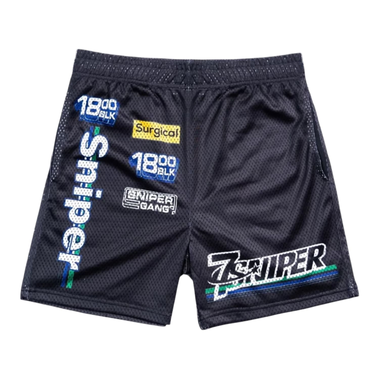 Triple Sevens 7SNIPER Mesh Shorts Black