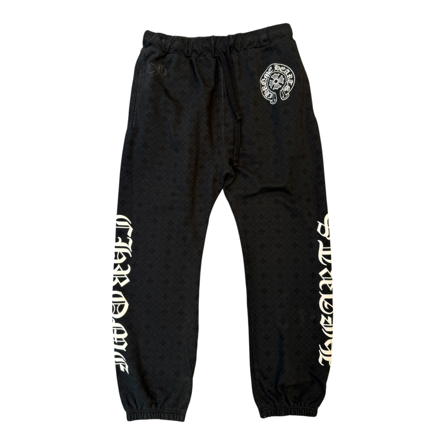 Chrome Hearts Chrome Hearts Plus Cross All Over Print Sweatpants Black