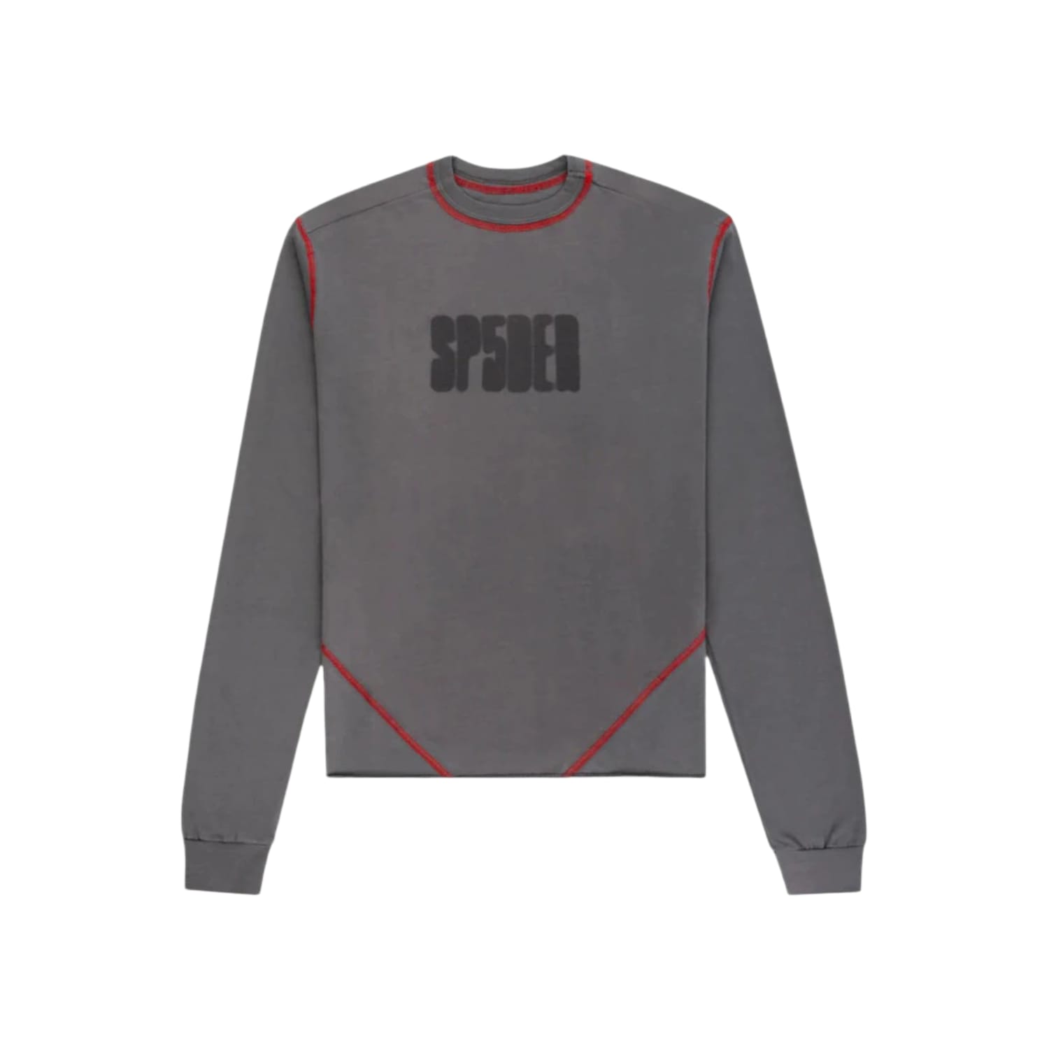Sp5der Contrast Stitch L/S Shirt Taupe