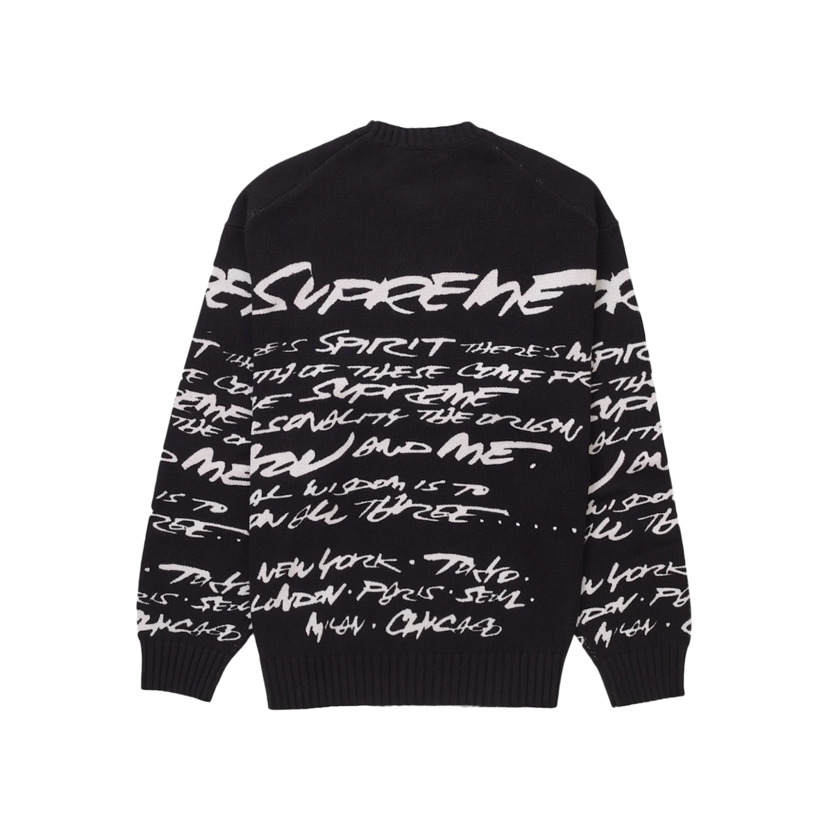 Supreme Futura Sweater Black