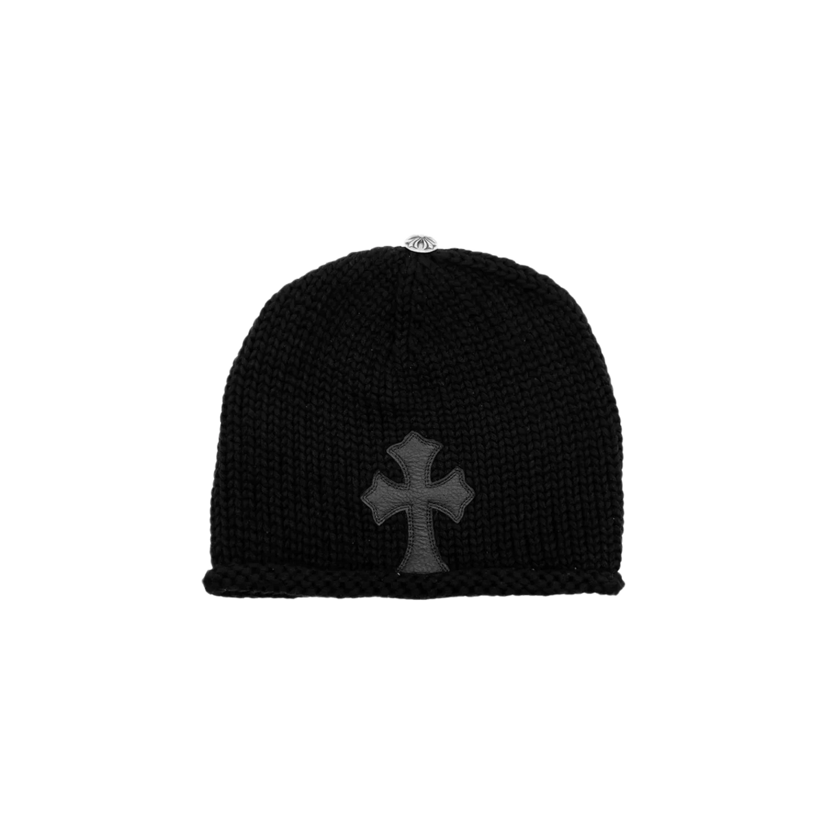 Chrome Hearts Cashmere Cross Patch Beanie Black
