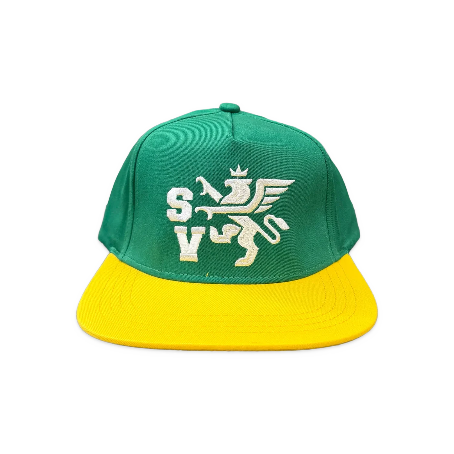 Saint Vanity Griffin Green Yellow Snapback Hat