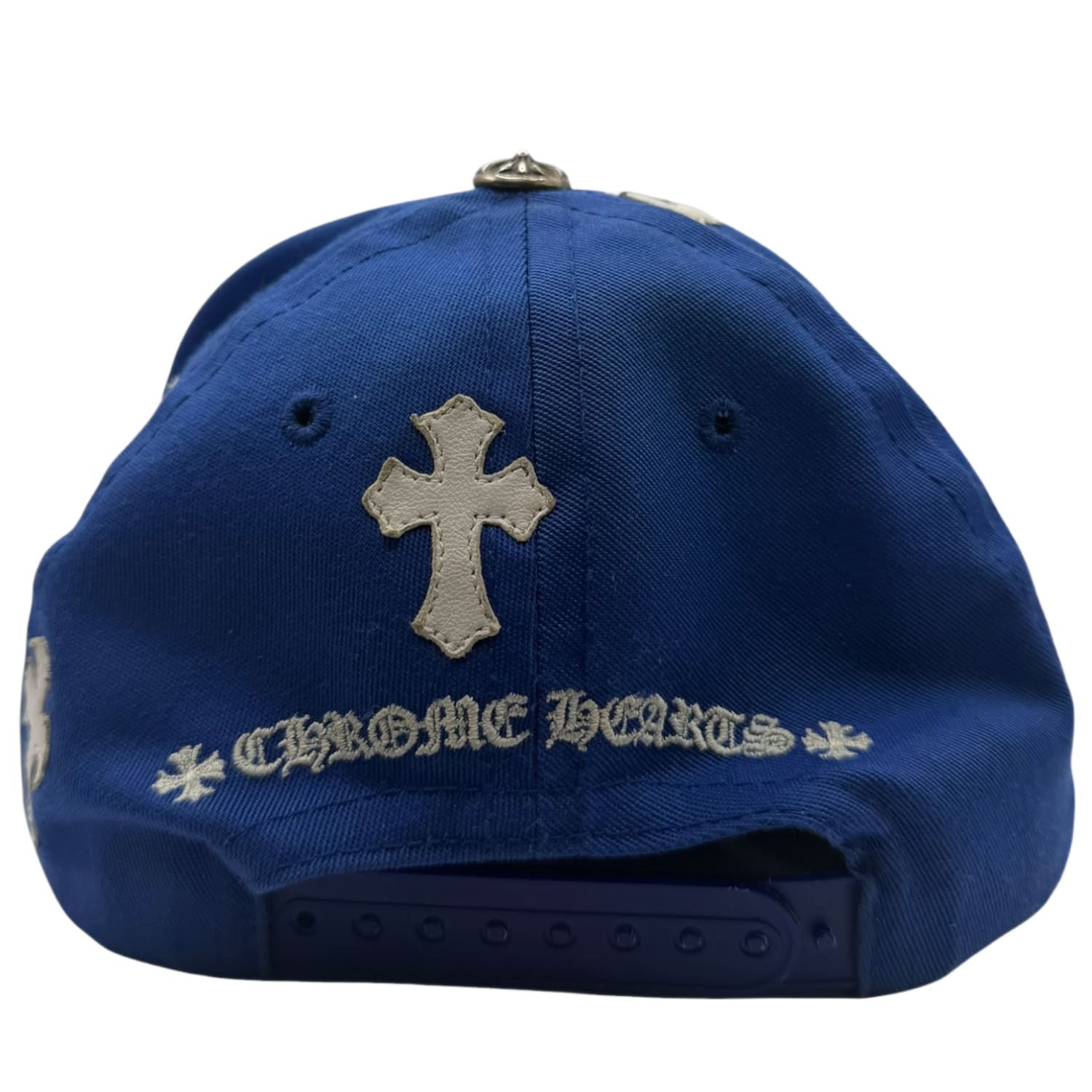 Chrome Hearts Cross Patch Baseball Hat Blue