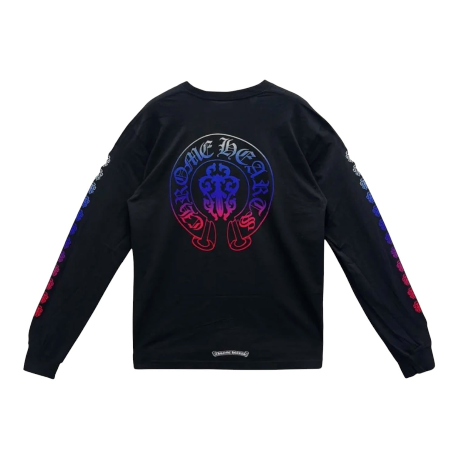 Chrome Hearts Gradient Dagger L/S Graphic Print T-Shirt