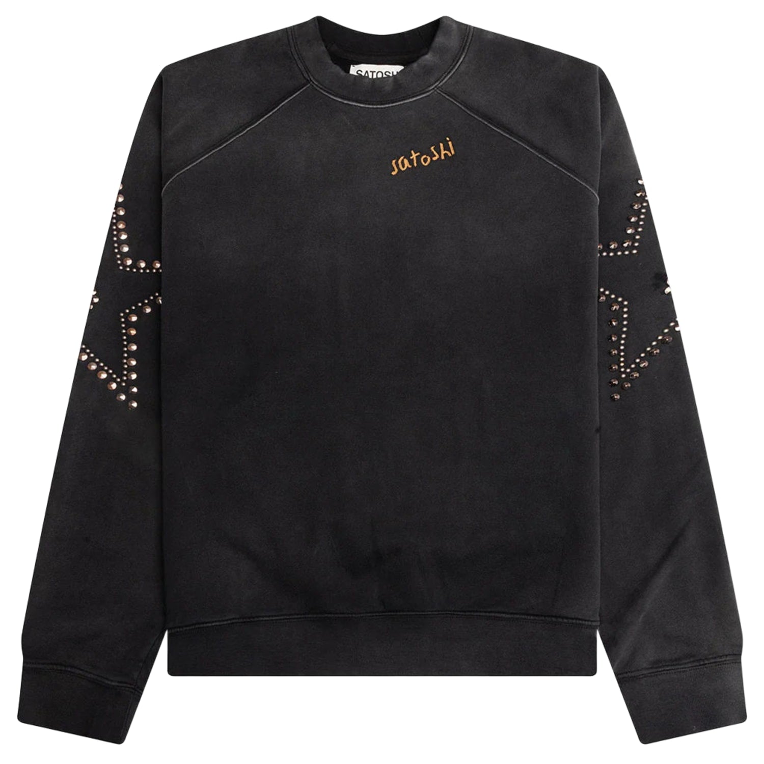 Satoshi Nakamoto Star Studded Oversized Crewneck