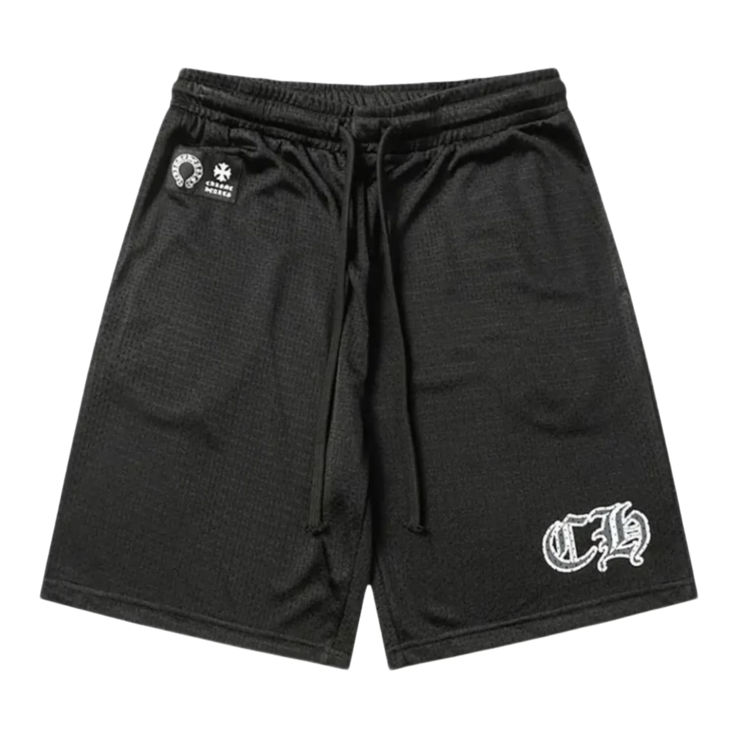 Chrome Hearts Mesh Varsity Shorts Black