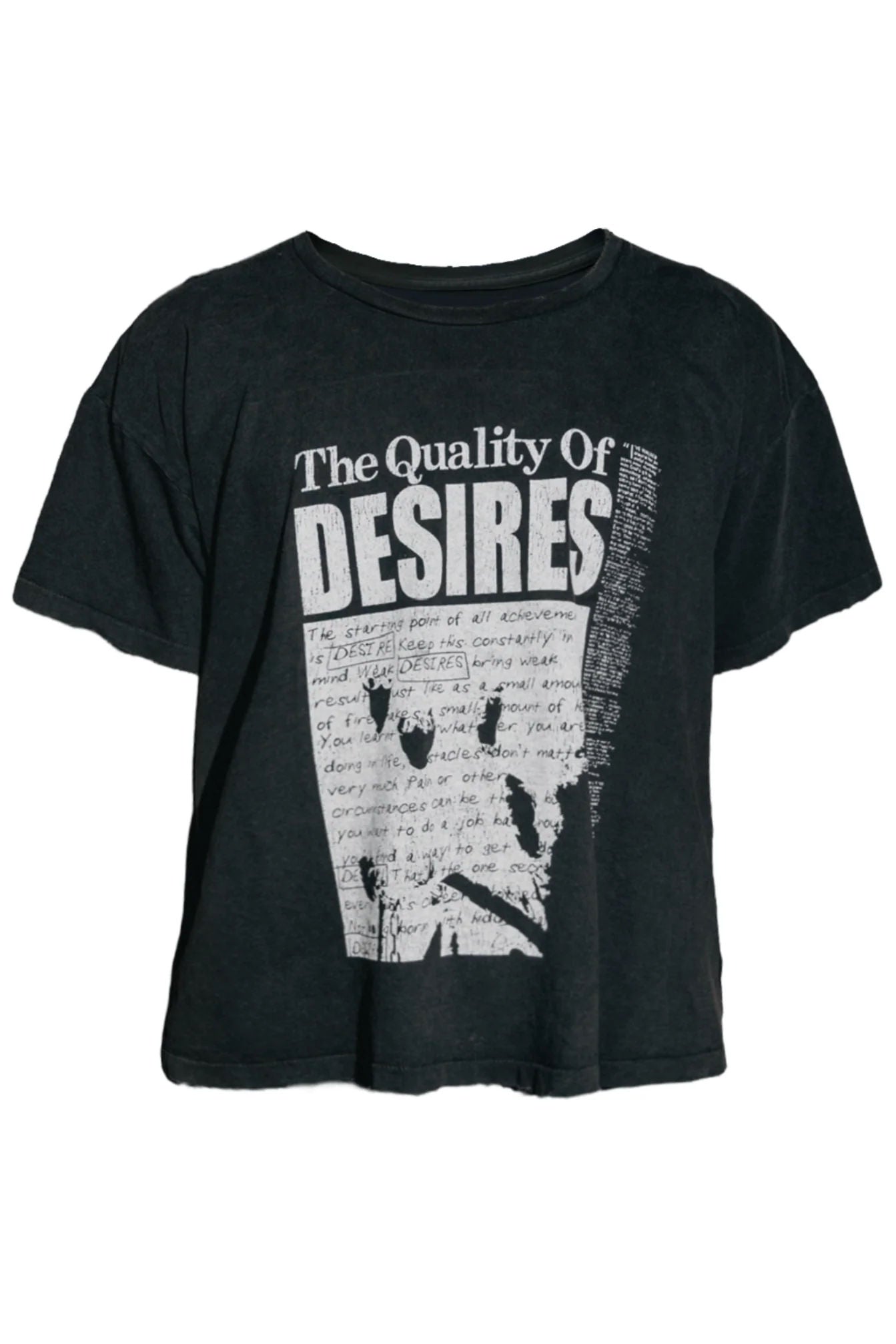 Matière de Désirs Quality of Desires T-Shirt Faded Black