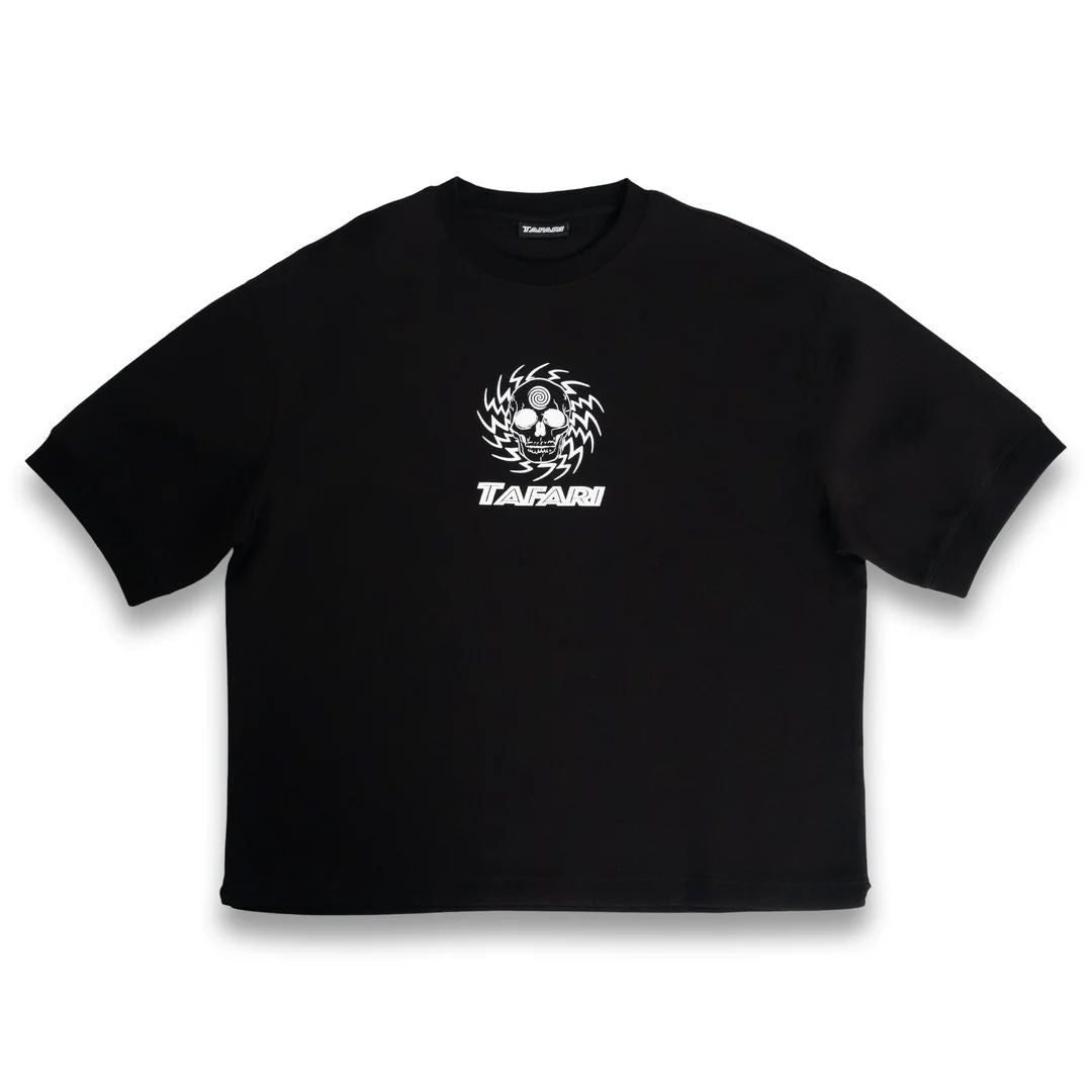 Tafari Skull T-Shirt Black