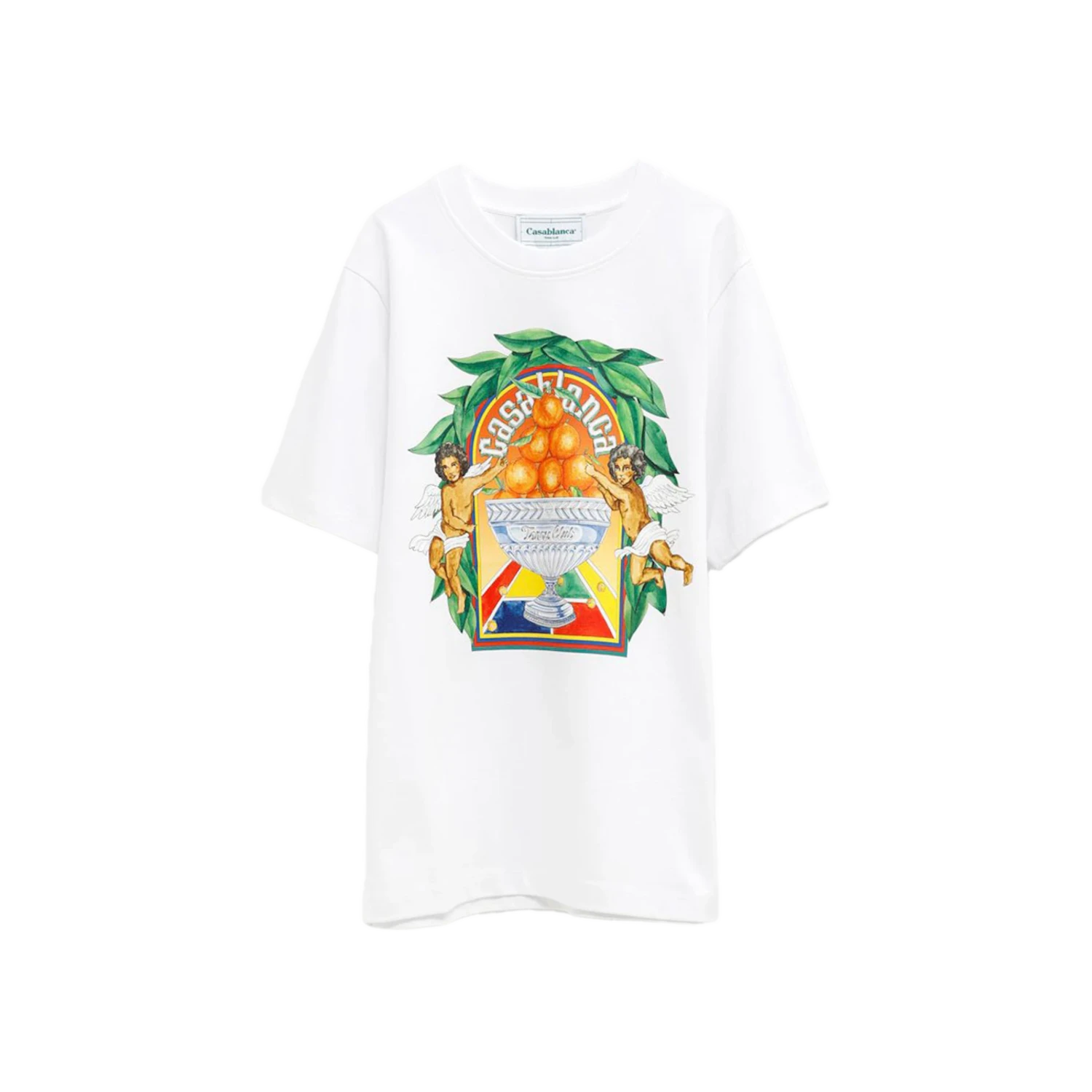 Casablanca Triomphe D'orange T-Shirt White