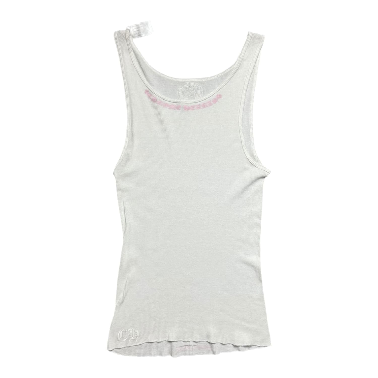 Chrome Hearts Love You Rib Tank White/Pink