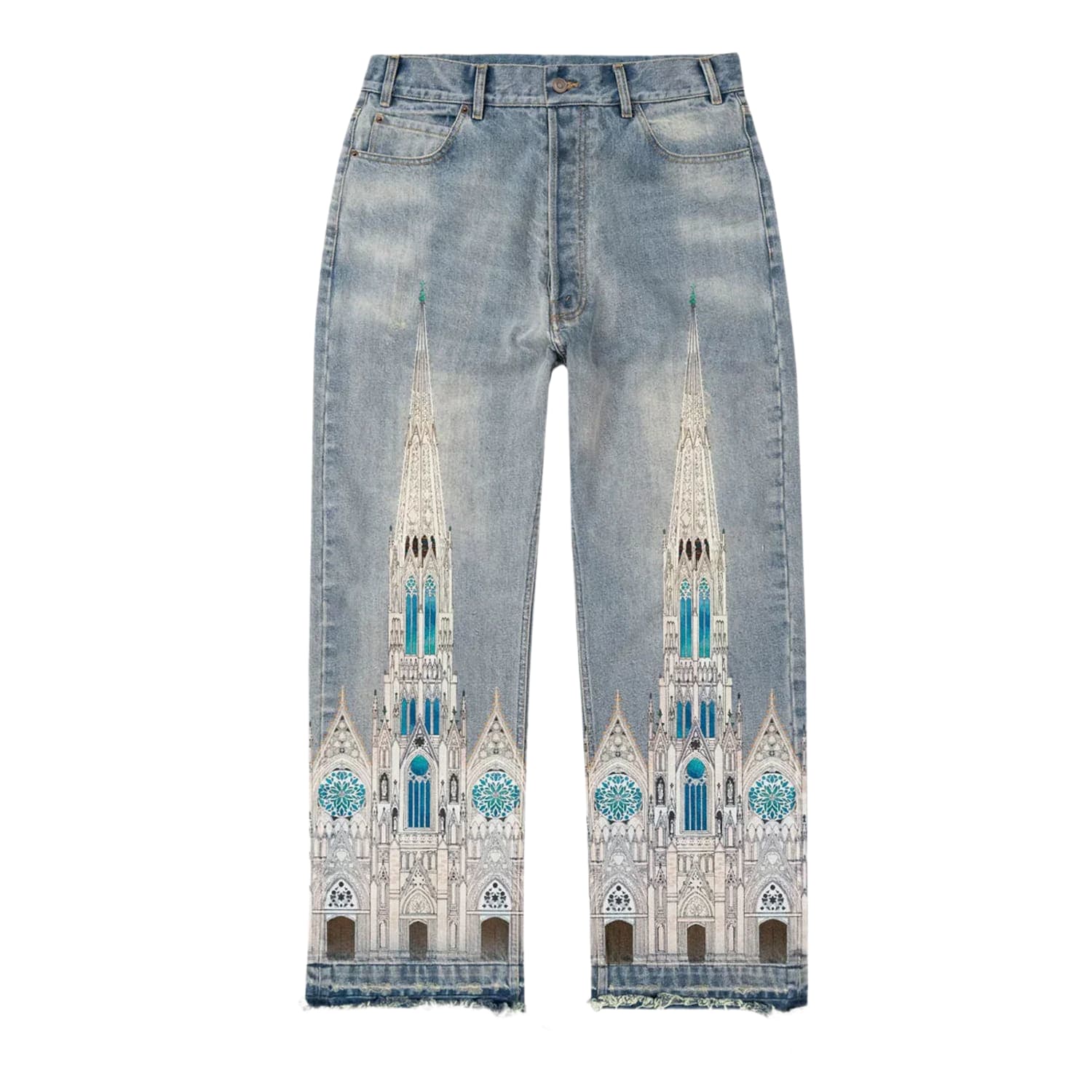 Bravest Studios Cathedral Denim Pants Blue
