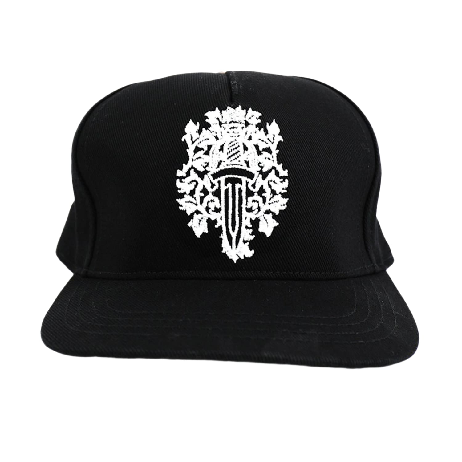 Chrome Hearts Dagger Denim Baseball Hat Black/White