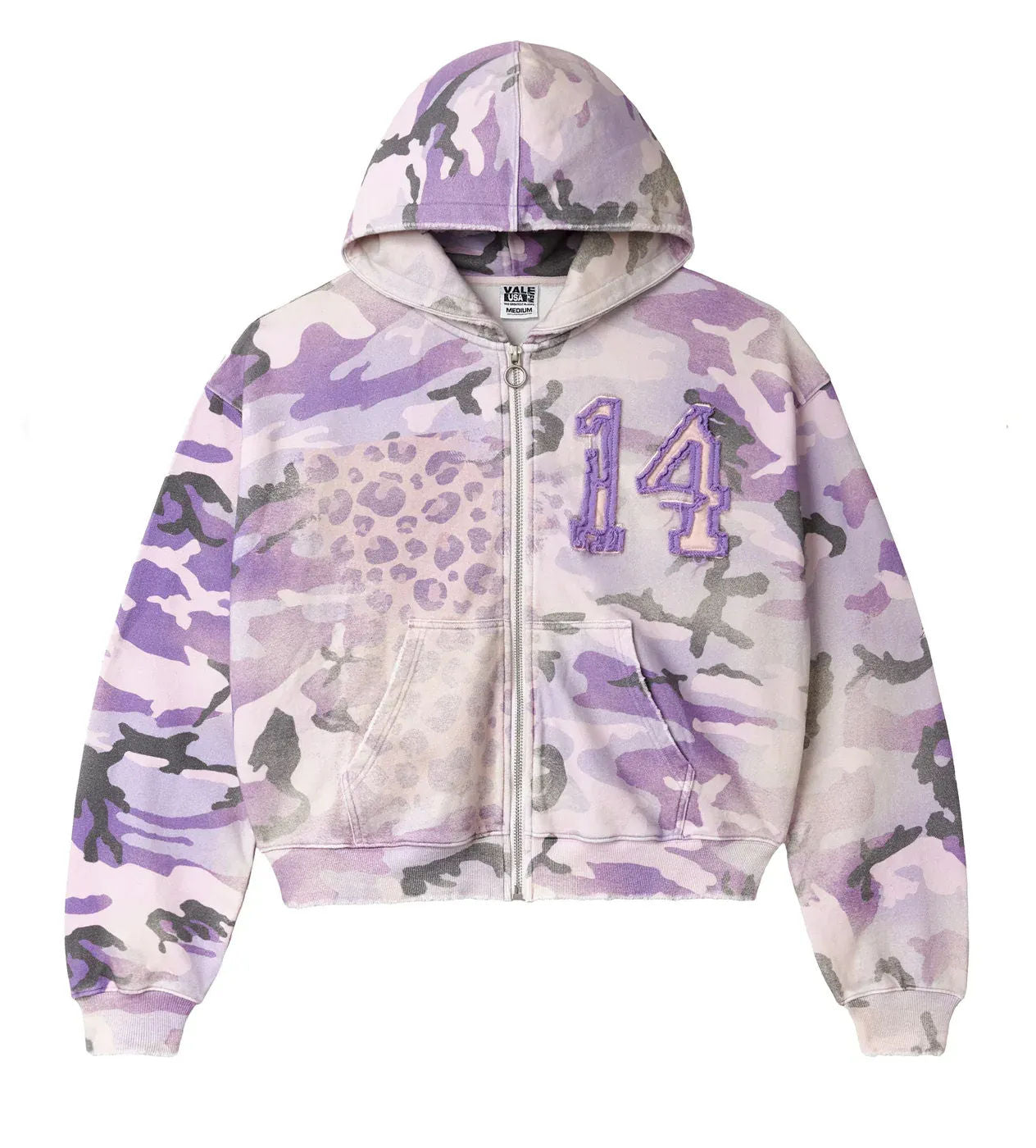 Vale Forever Purple Wayne Zip Up Hoodie