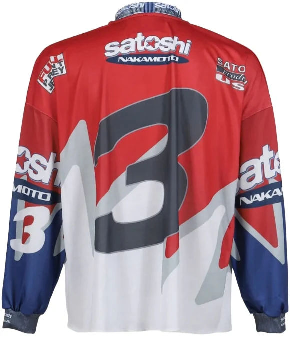 Satoshi Nakamoto Speedway L/S Jersey Red
