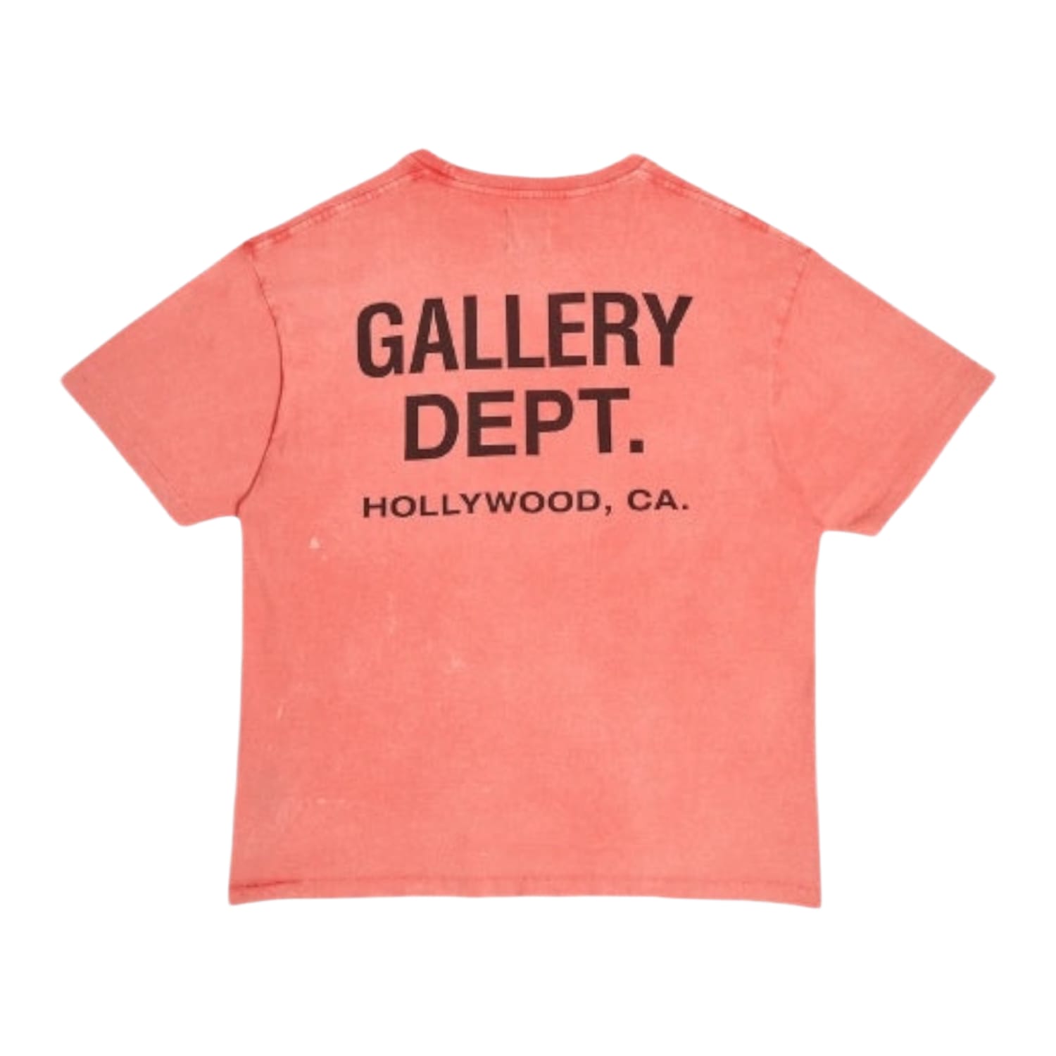 Gallery Dept. Sun Faded Red & Black Logo T-Shirt
