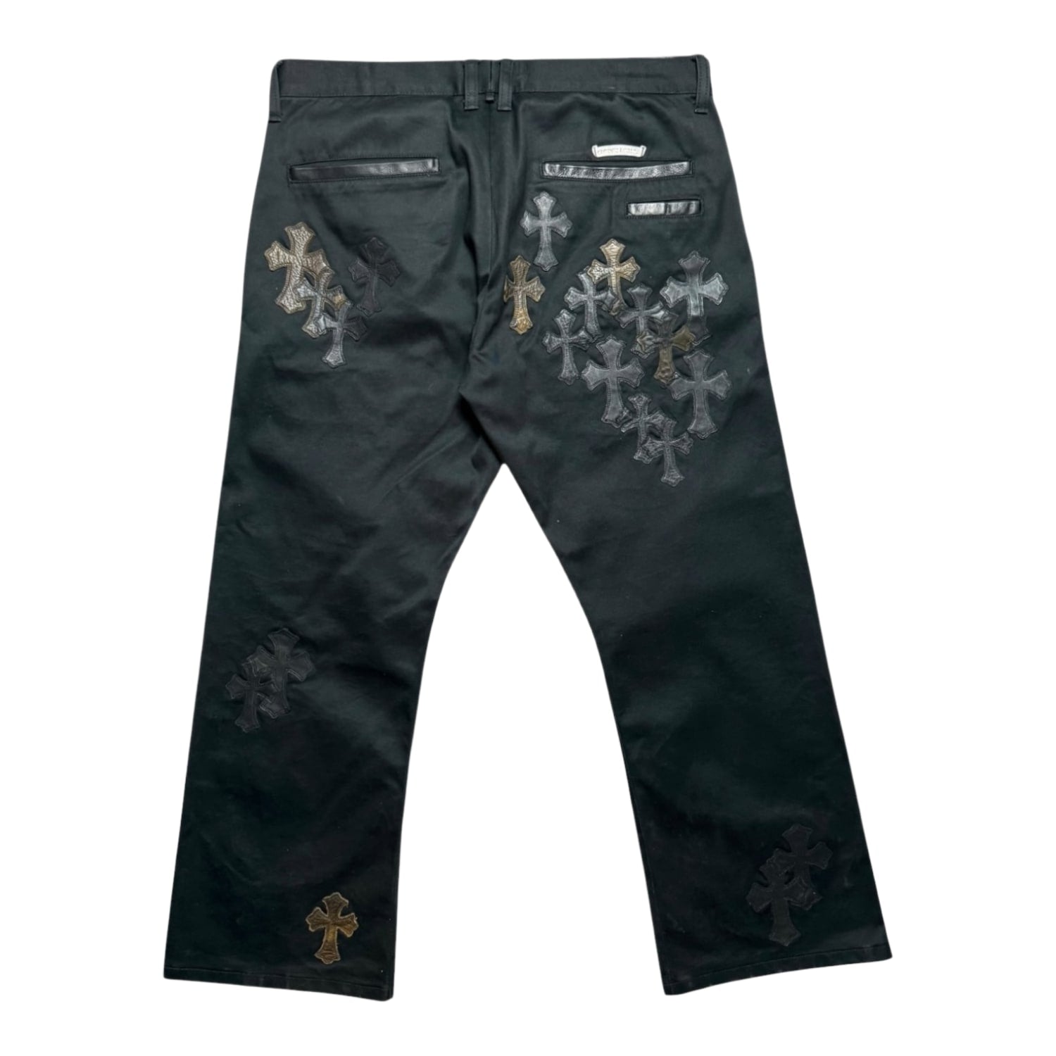 Chrome Hearts Black Camouflage Cross Patch Chino Pants