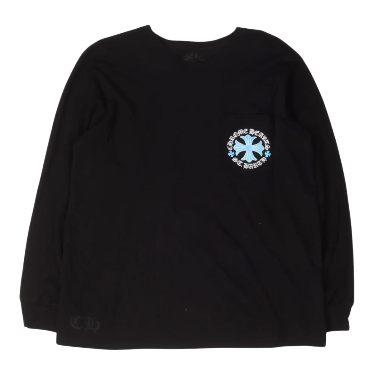Chrome Hearts St. Barth's Exclusive Long Sleeve T-shirt Black/Blue