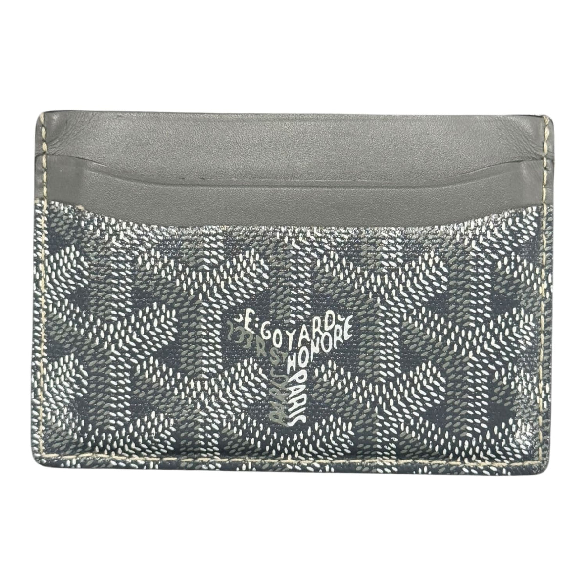 Goyard Saint-Sulpice Card Wallet Gray