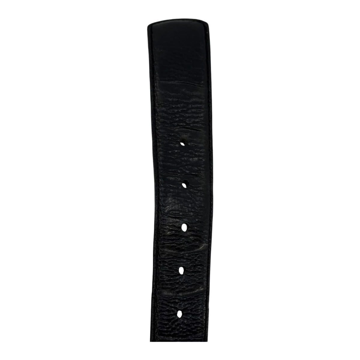 Chrome Hearts Black Leather Belt Strap - Size 32