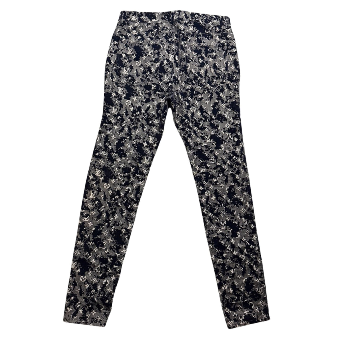 Louis Vuitton Monogram Flock Slim Jeans