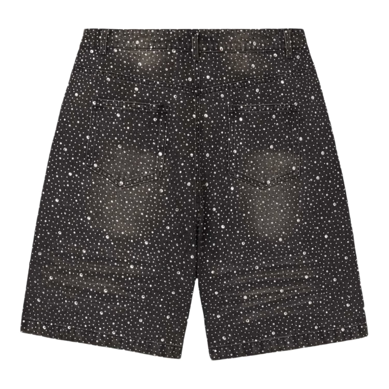 Vale Forever Rainstorm Mid Jorts Black
