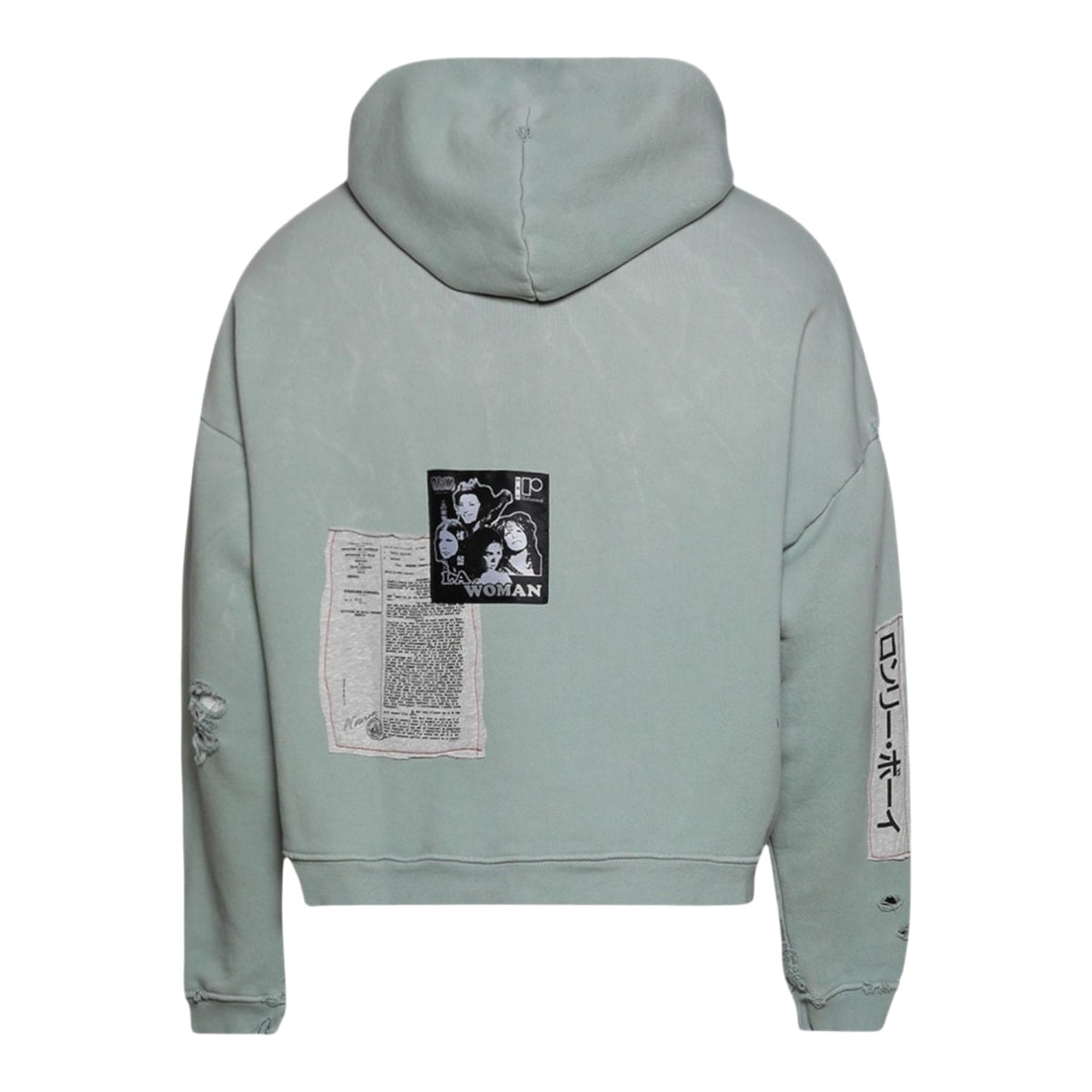 Paly Hollywood Alta Cienega Zip Up Hoodie Green