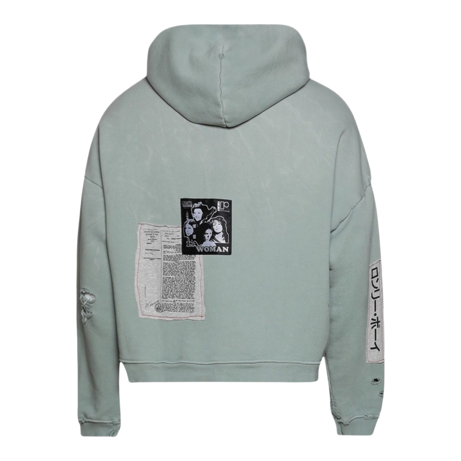 Paly Hollywood Alta Cienega Zip Up Hoodie Green