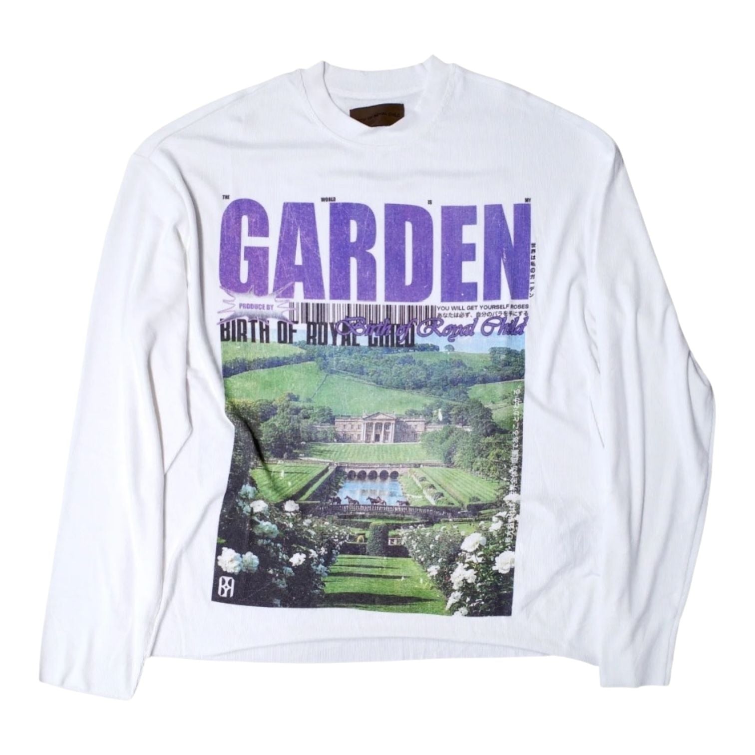 Birth Of Royal Child Rose Garden Longsleeve Tee