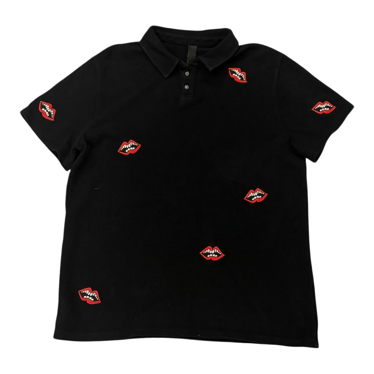 Chrome Hearts Matty Boy Chomper Polo Shirt Black