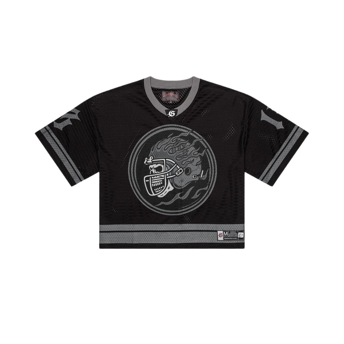 Godspeed First Down Jersey Black Grey