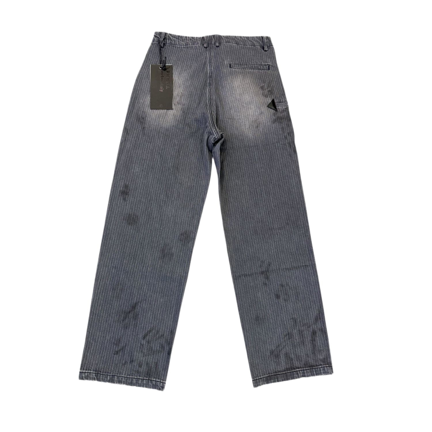 Richill Melancholy German Paneling Denim Jeans Grey