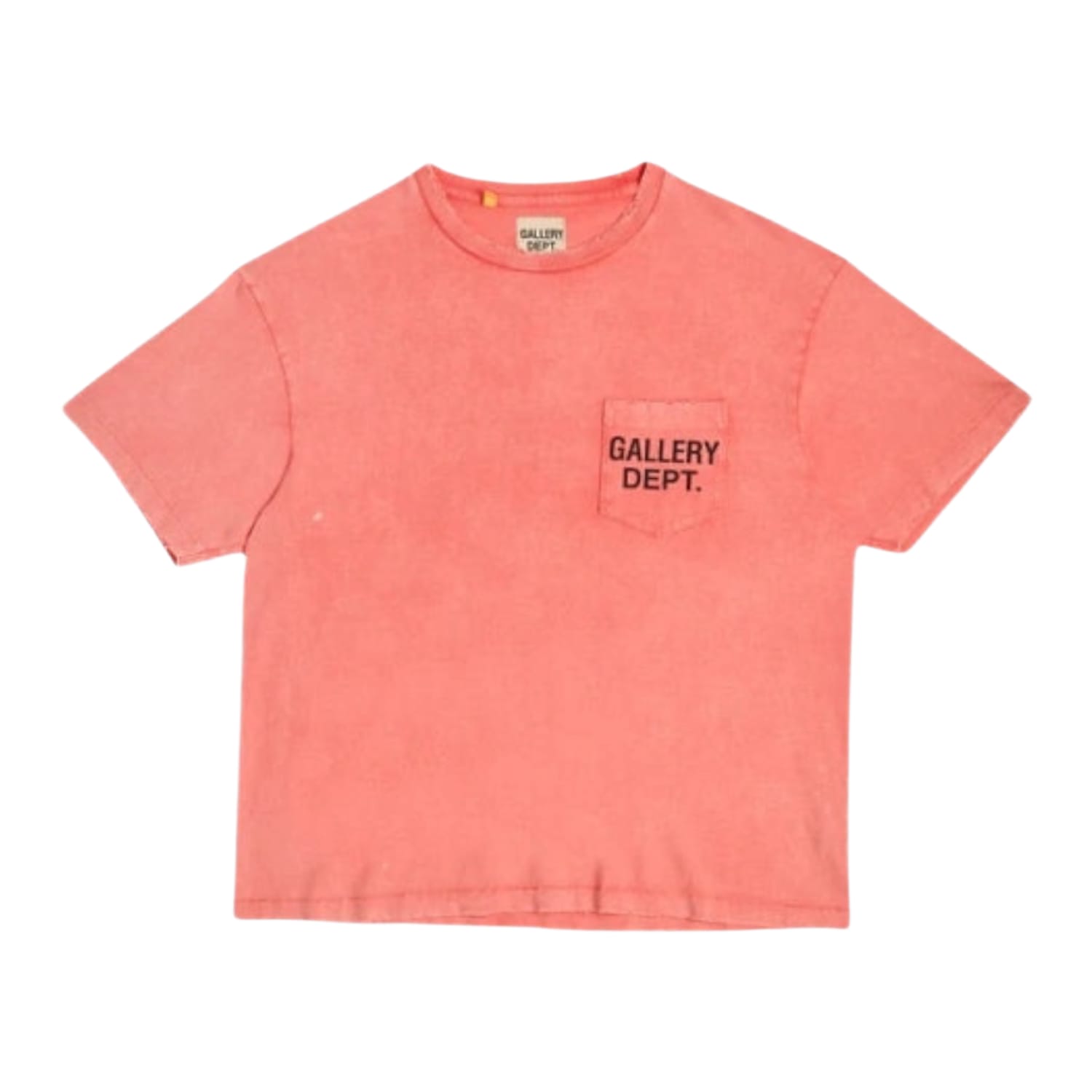Gallery Dept. Sun Faded Red & Black Logo T-Shirt
