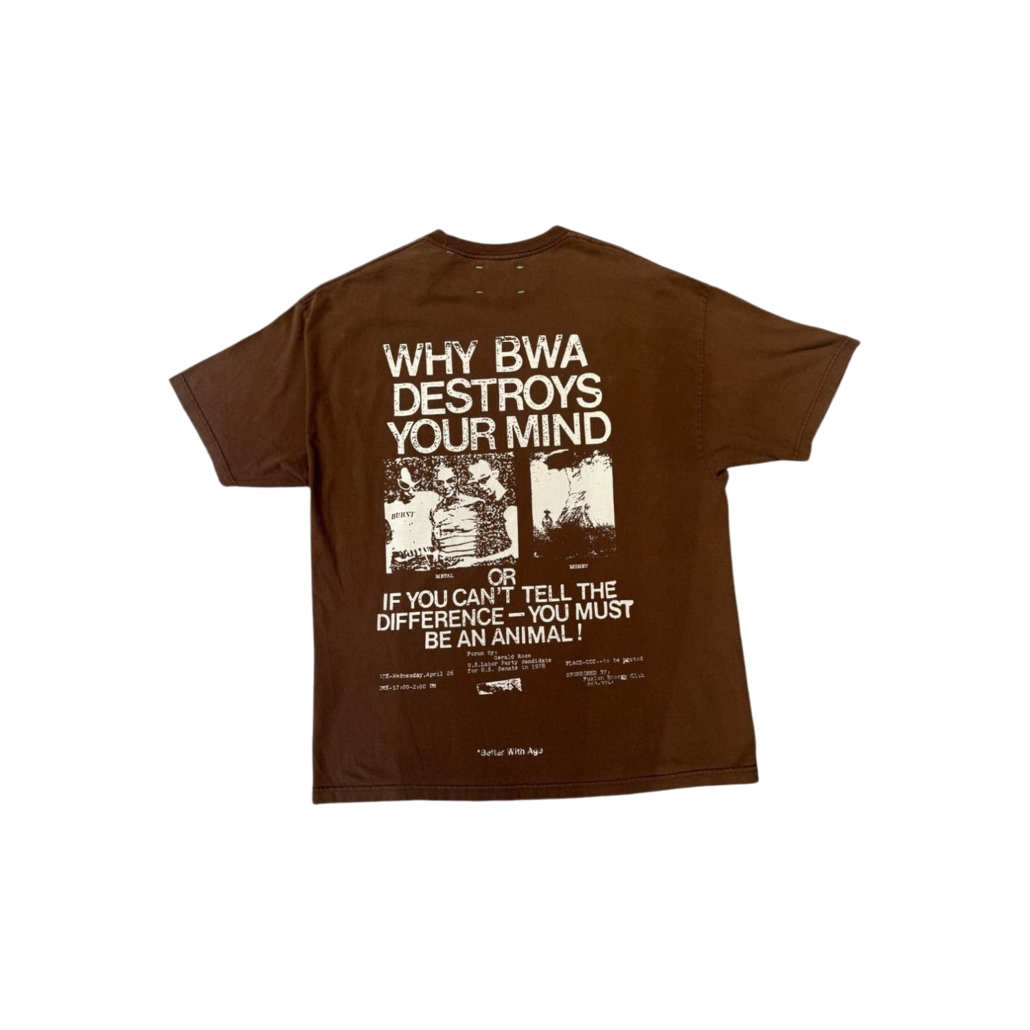 Better With Age Monet T-Shirt Brown