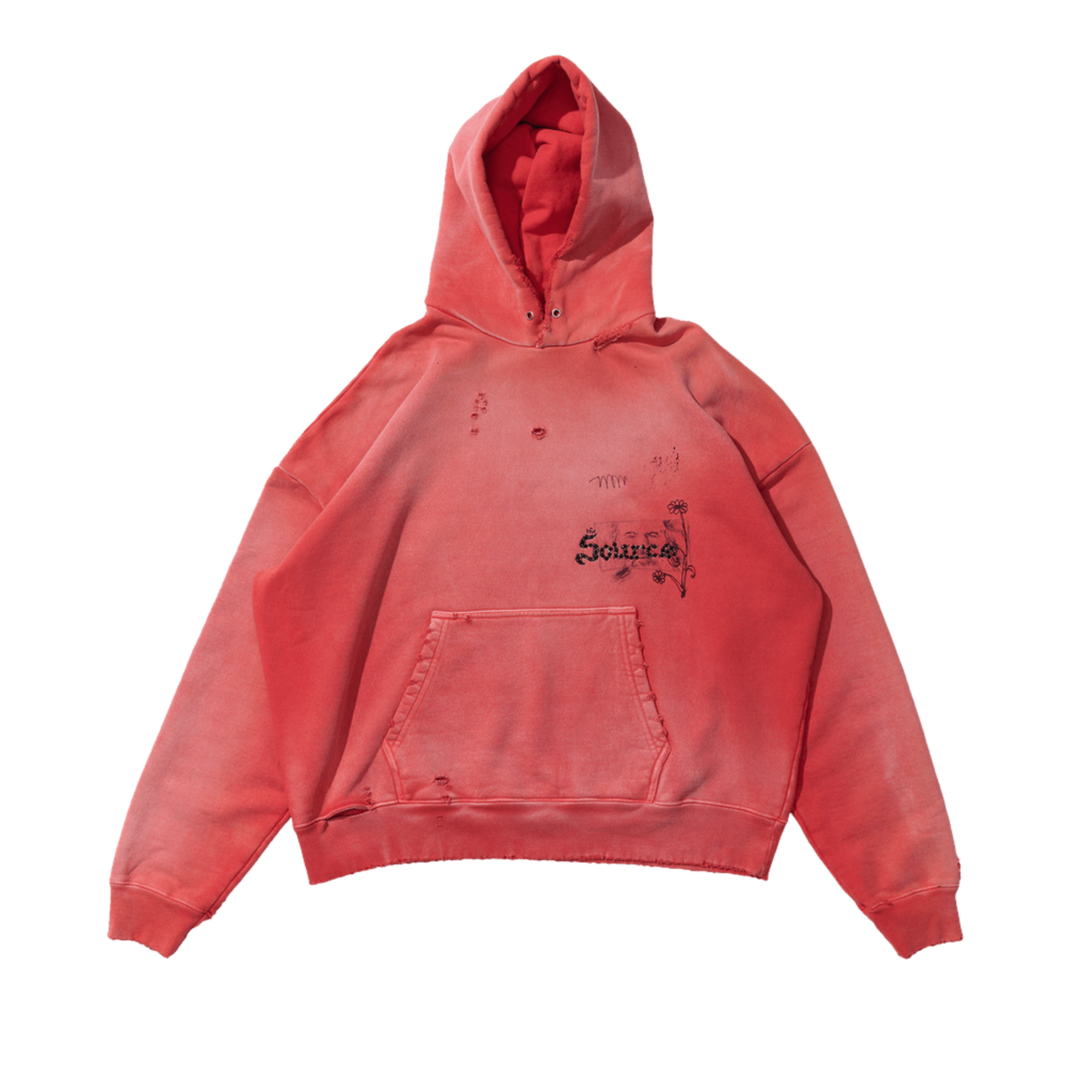 Paly Hollywood Source Family Hooded Sweatshirt 'Red'