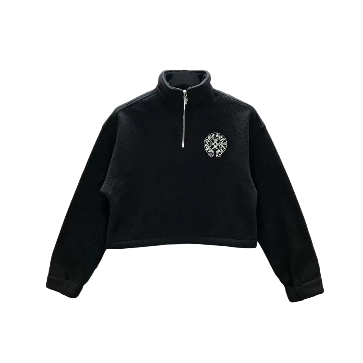 Chrome Hearts Fleece Women’s Quarter Zip Black