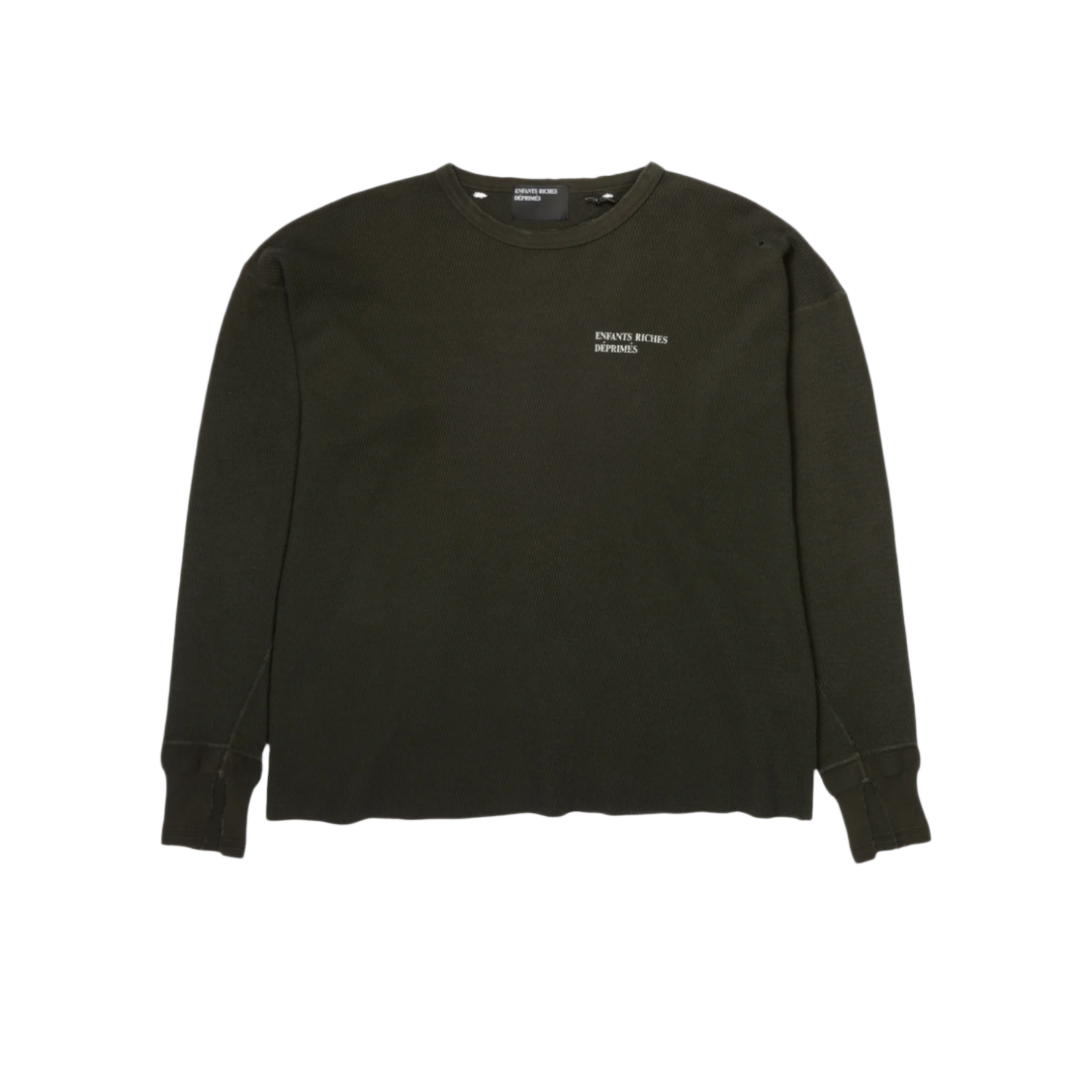 Enfants Riches Déprimés Classic Logo Distressed Thermal Gray