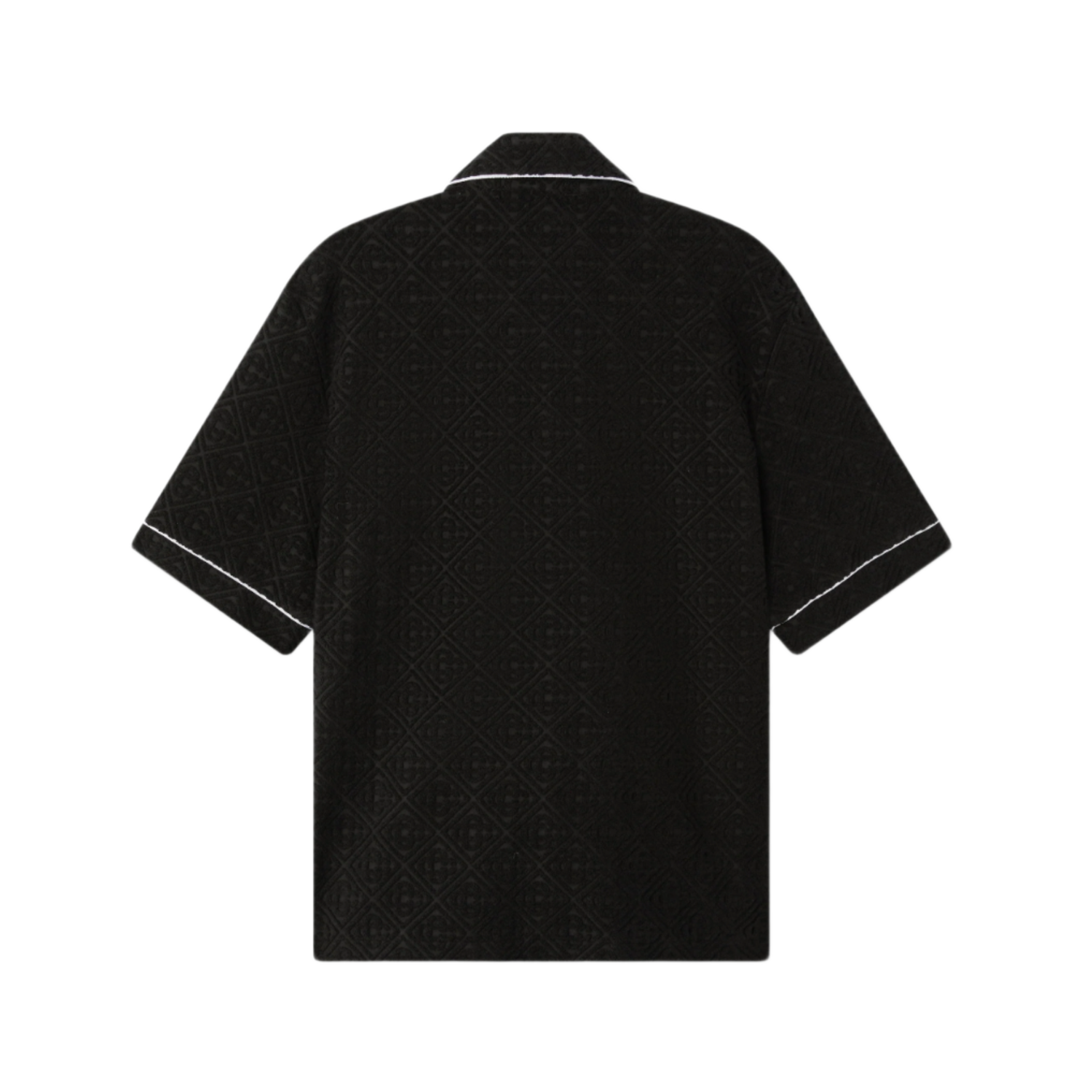 Casablanca Towelling Monogram Shirt Black