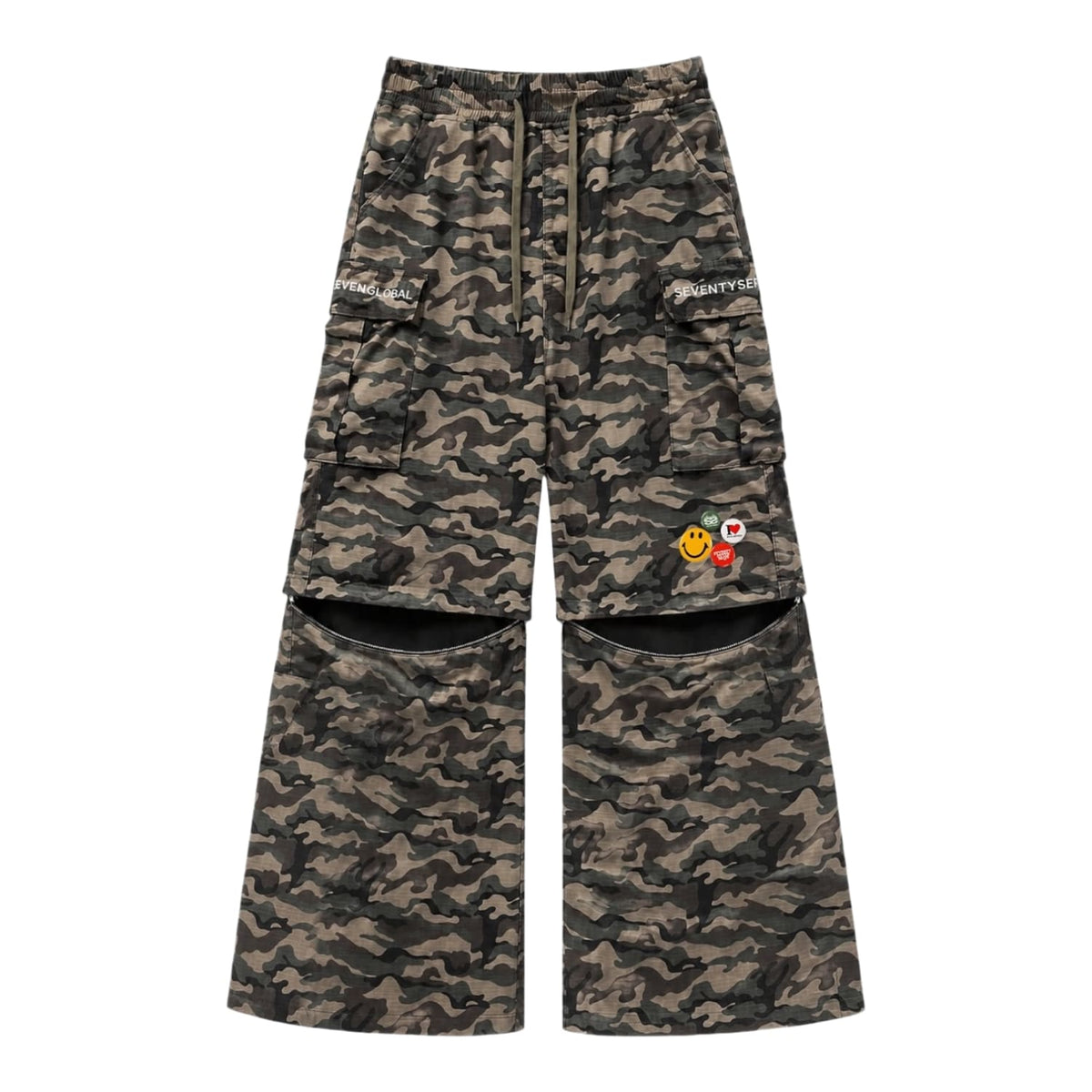 77 Studios Camo convertible cargos