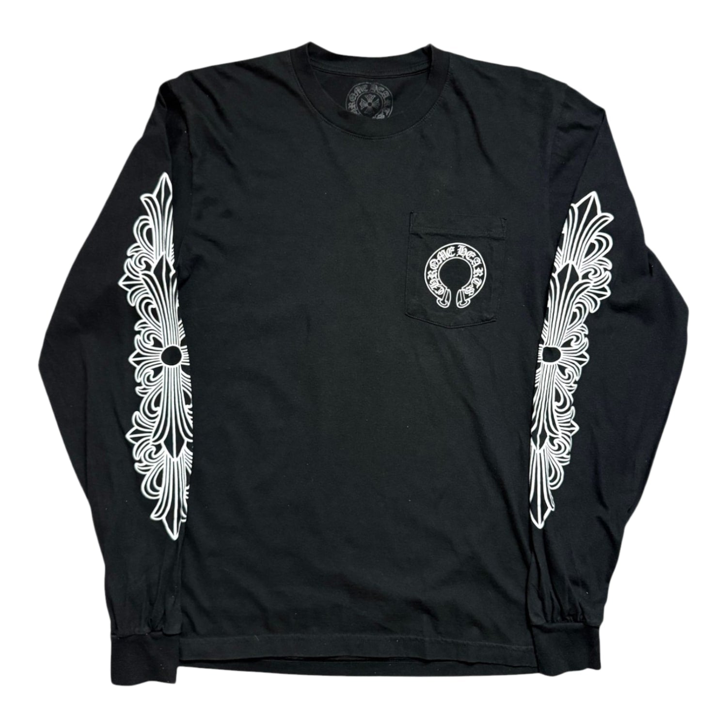 Chrome Hearts Horse Shoe L/S T-shirt Black - Like New