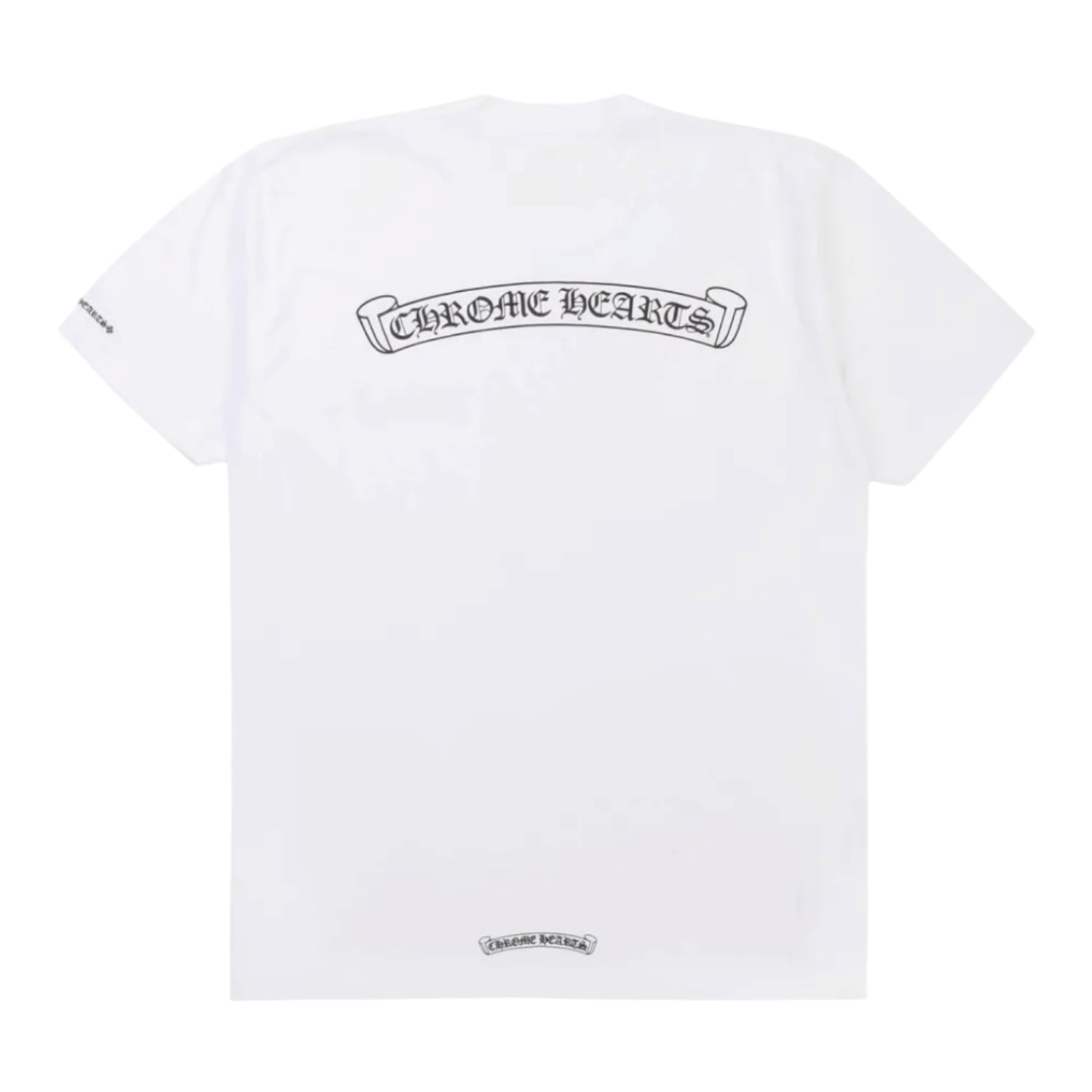 Chrome Hearts Scroll Logo Pocket T-shirt White