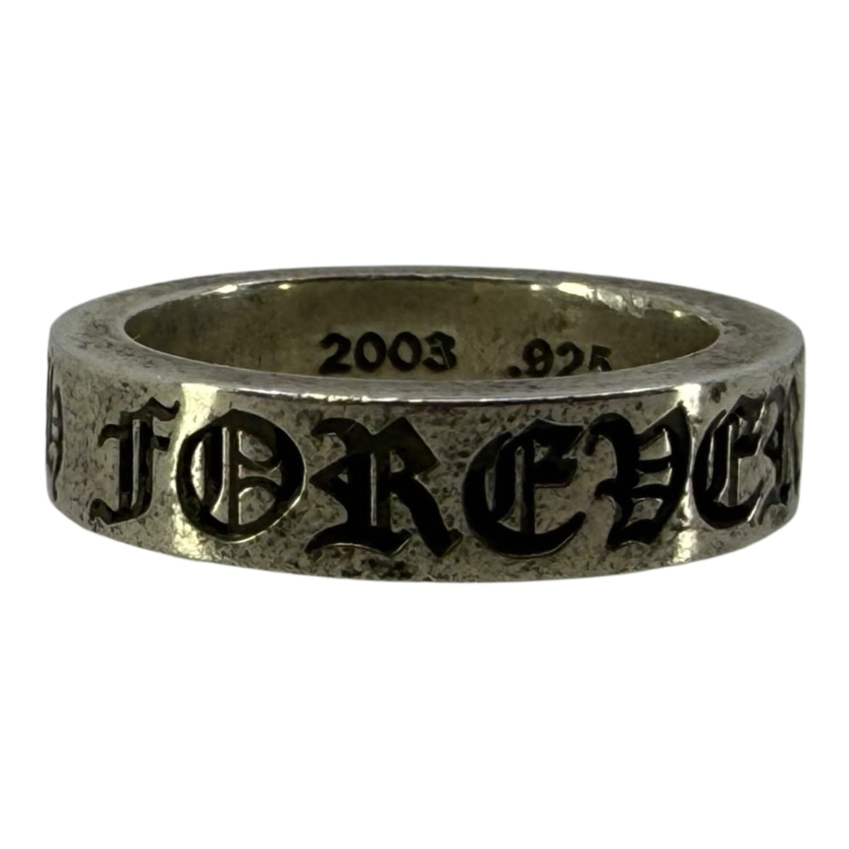 Chrome Hearts Silver Forever Ring - US Size 9.5