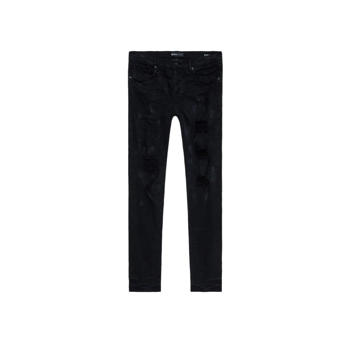 Purple Brand Black Oil Spill Jean Black