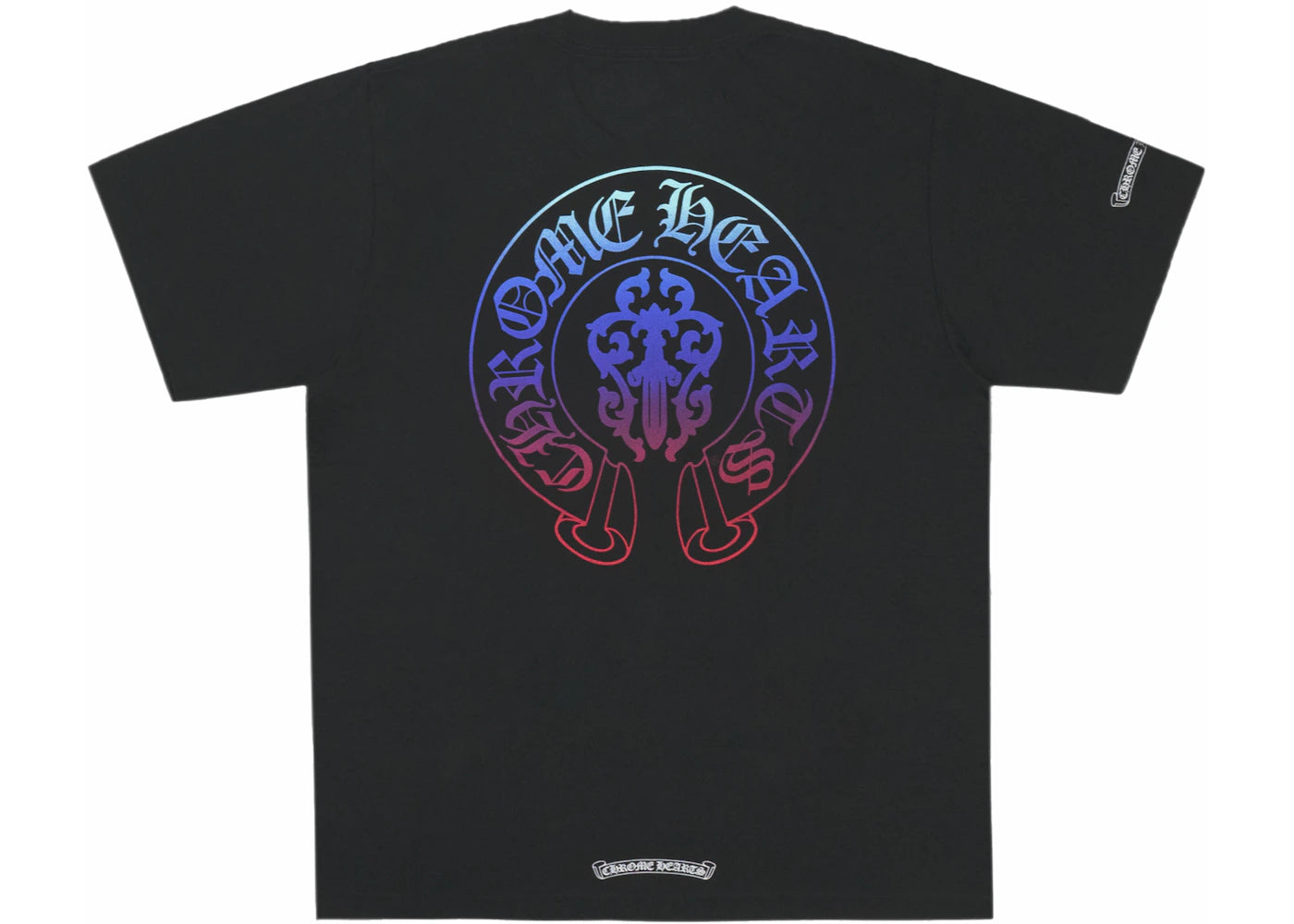 Chrome Hearts Gradient Dagger T-shirt Black