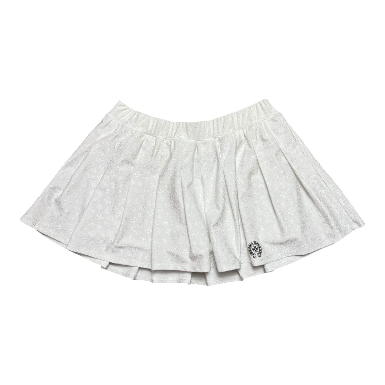 Chrome Hearts Women's Monogram Skirt White